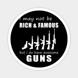 Gun Enthusiast's Humorous Delight T-Shirt Magnet